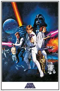 Star Wars Gwiezdne Wojny - film poster - plakat