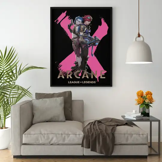 Arcane Duo League of Legends - plakat - Galeria Plakatu
