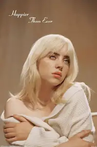 Billie Eilish Happier than Ever - plakat