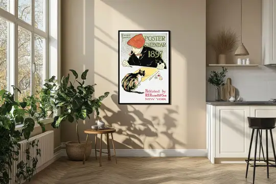 Edward Penfield Poster Calendar (1897) - plakat