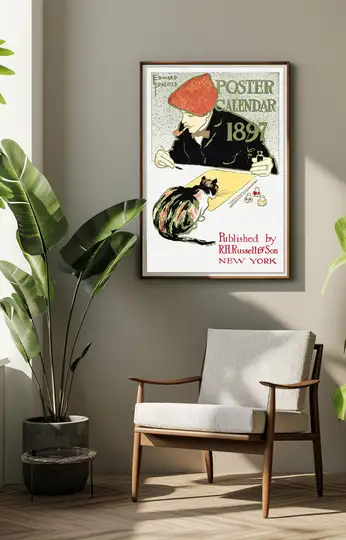 Edward Penfield Poster Calendar (1897) - plakat