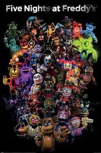 Five Nights At Freddies FNAF - plakat