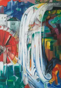 Franz Marc The Bewitched Mill - plakat
