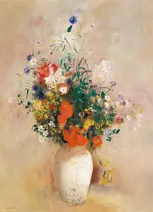 Odilon Redon Vase of Flowers (1906) - plakat