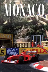 GP Monaco Formuła 1 Ferrari - plakat