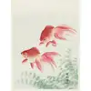 Ohara Koson Two veil goldfish (1926) - plakat