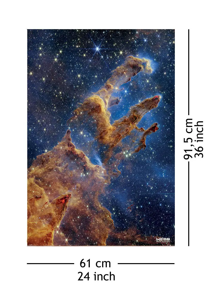 Filary Stworzenia Kosmiczny Teleskop James Webb plakat Galeria