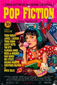 Pop Fiction Pulp Fiction Mia Wallace - plakat