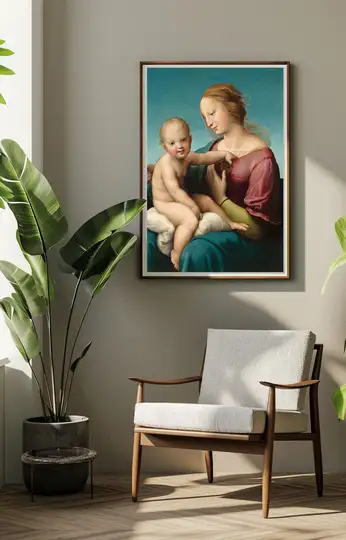 Raphael Raffaello The Niccolini–Cowper Madonna (1508) - plakat