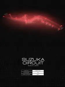 Red bull ring, Japonia, black - plakat