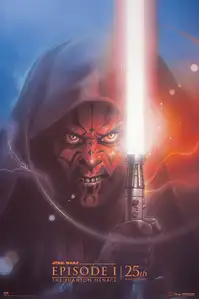 Star Wars Gwiezdne Wojny Mroczne Widmo  25 lat - plakat