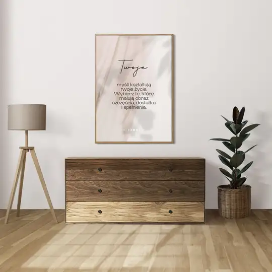 Twoje myśli - plakat