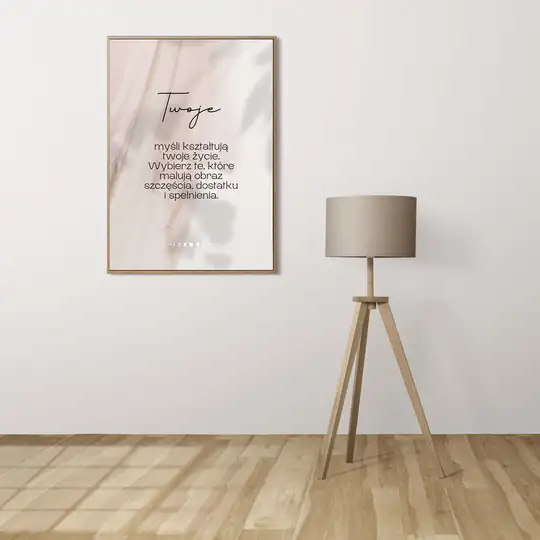 Twoje myśli - plakat