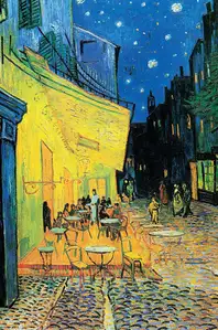 Vincent Van Gogh Taras kawiarni w nocy - plakat