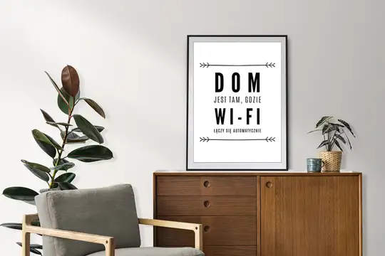 wifi strzałki - plakat