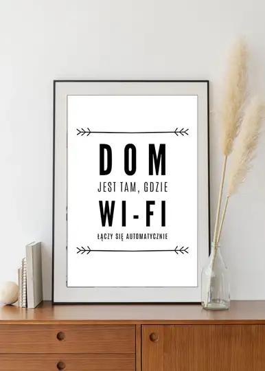 wifi strzałki - plakat