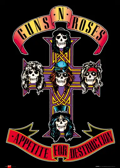 Guns N' Roses Appetite - plakat - Galeria Plakatu