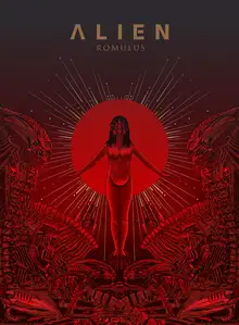 Alien romulus - plakat premium