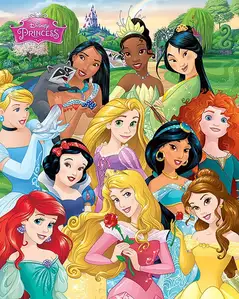 Disney Princess Księżniczki - plakat