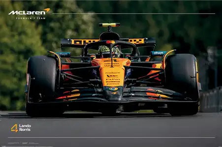 F1 Formuła 1 McLaren Lando Norris - plakat