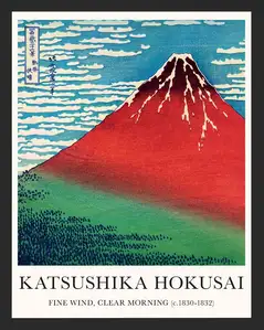 Hokusai Góra Fuji - plakat