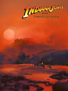 Indiana Jones and the temple of the doom - plakat premium