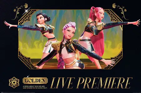 K-Pop Demon Hunters Golden - plakat