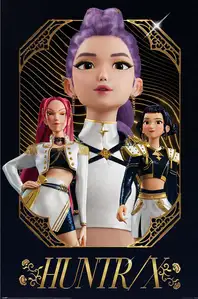 K-Pop Demon Hunters Huntrix Golden - plakat