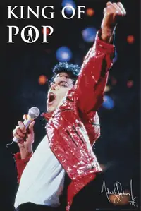 Michael Jackson King of Pop - plakat