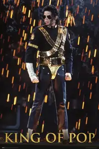 Michael Jackson King of Pop - plakat