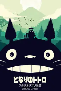 Mój Sąsiad Totoro - plakat