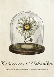 Plakat dla Urodzonych w Kwietniu Stokrotka - plakat