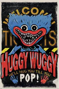 Poppy Playtime Huggy Wuggy - plakat