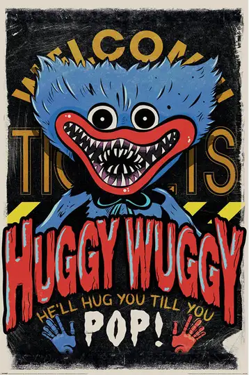 Poppy Playtime Huggy Wuggy - plakat