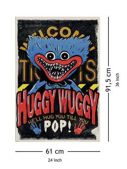 Poppy Playtime Huggy Wuggy - plakat