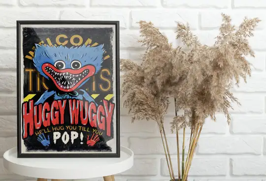Poppy Playtime Huggy Wuggy - plakat