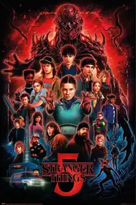 Stranger Things 5 Finał - plakat