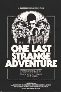 Stranger Things 5 One Last Strange Adventures - plakat