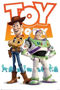 Toy Story Chudy i Buzz - plakat