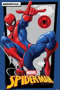 Spiderman - retro plakat