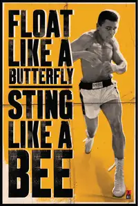 Muhammad Ali - Boks - retro plakat