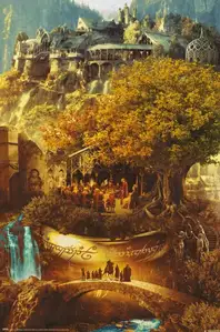 Władca Pierścieni Dwie Wieże - plakat