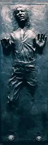 Star Wars Gwiezdne Wojny Zamrożony Han Solo - plakat