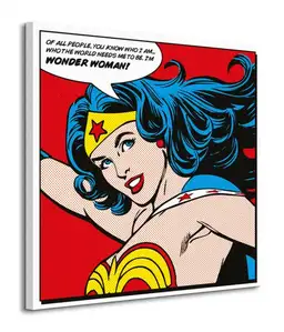 Wonder Woman (Quote) - Obraz na płótnie