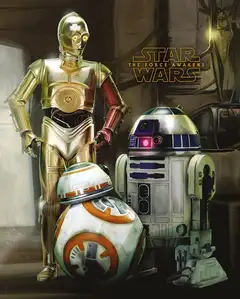 Star Wars Gwiezdne Wojny - Roboty - Droidy - plakat