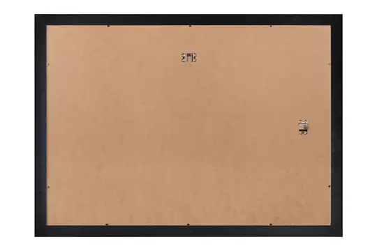 Rama B2 drewniana czarna 50x70 cm