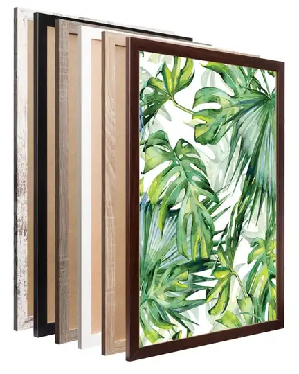 Rama B2 drewniana czarna 50x70 cm