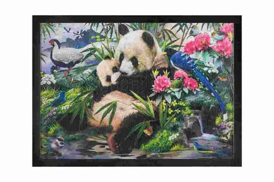 Rama B2 drewniana czarna 50x70 cm