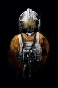Gwiezdne Wojny Rebel Pilot - plakat premium