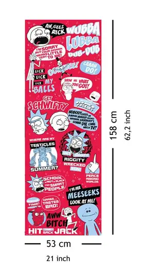 Rick and Morty Powiedzonka - plakat